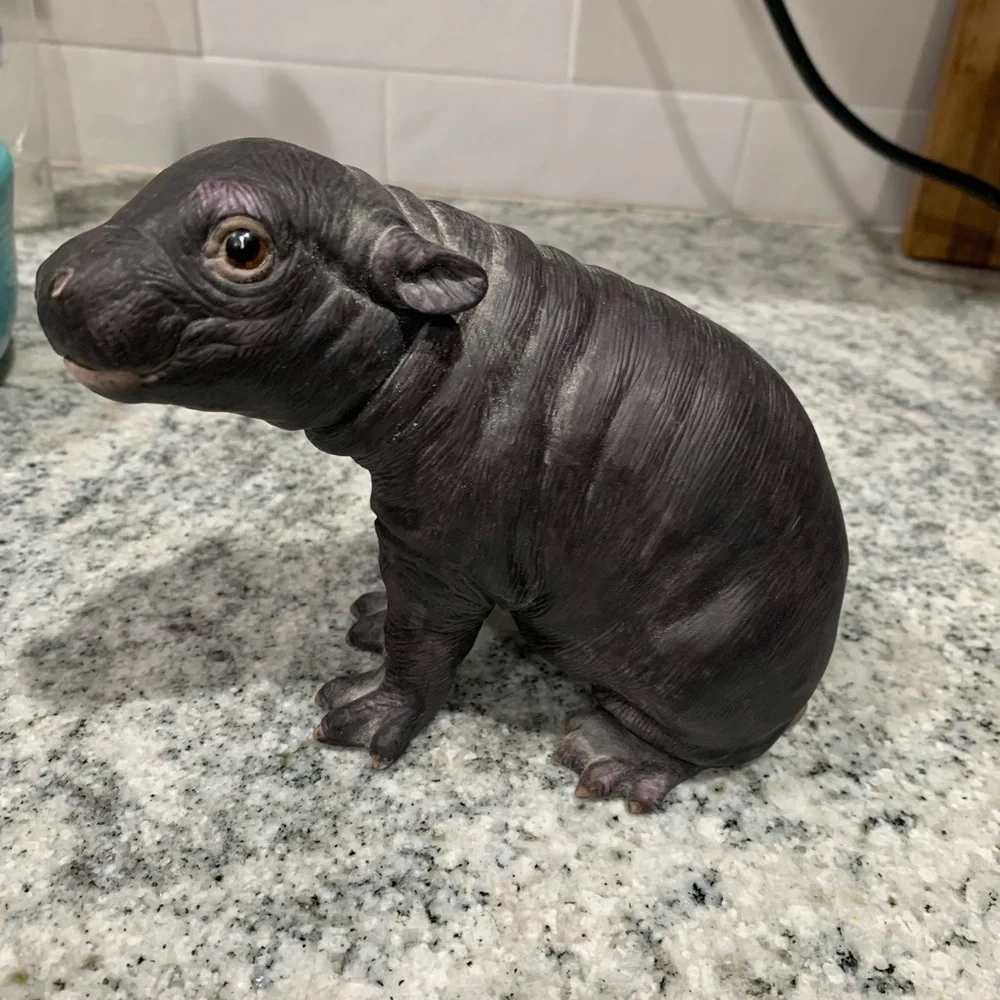 Lenox Pygmy Hippo Figurine - Picture 3 of 4